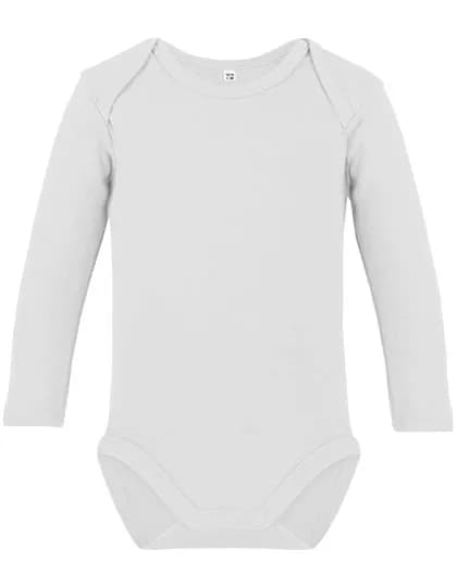 Organic Baby Bodysuit Long Sleeve Bailey 02 - White