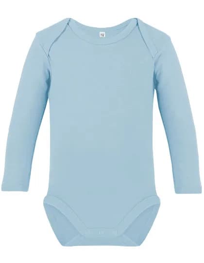Organic Baby Bodysuit Long Sleeve Rebel 02 - Powder Blue