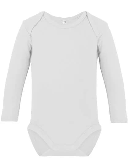 Organic Baby Bodysuit Long Sleeve Rebel 02 - White