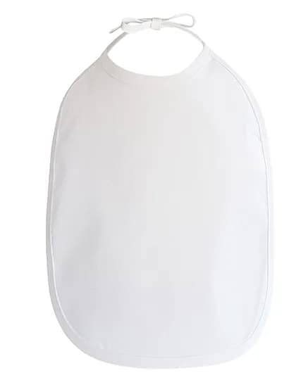 Baby Bib - White/White