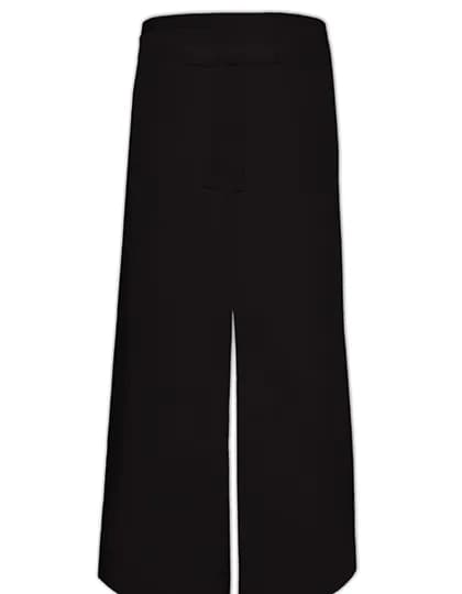Bistro Apron With Split - Black