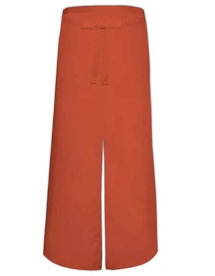 Bistro Apron With Split - Terracotta (ca. Pantone 4840)