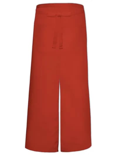 Bistro Apron With Split And Front Pocket - Terracotta (ca. Pantone 4840)