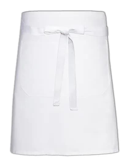 Baker´s Apron With Pocket - White