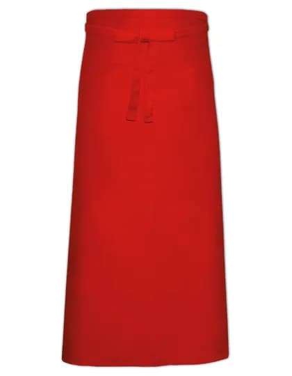 Bistro Apron With Front Pocket - Red