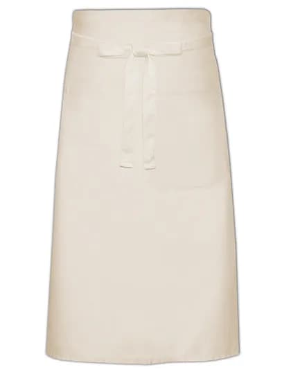 Cook´s Apron With Pocket - Natural (ca. Pantone 7499)