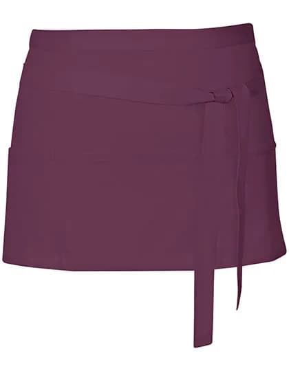 Cocktail Apron - Aubergine (ca. Pantone 5115)