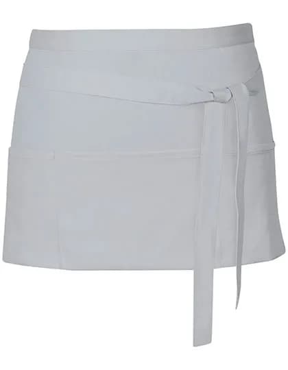 Cocktail Apron - Pale Grey (Silver) (ca. Pantone 428)