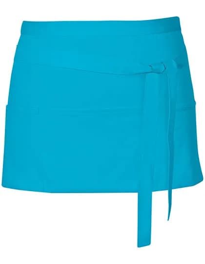 Cocktail Apron - Turquoise (ca. Pantone 312)