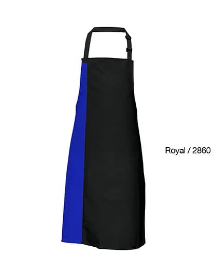 Duo Apron - Black/Royal (ca. Pantone 286)