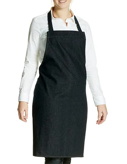 Jeans Barbecue Apron - Black