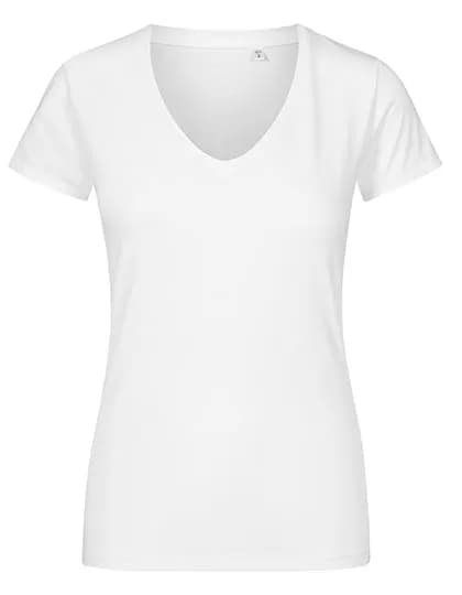 Women´s V-Neck T-Shirt - White