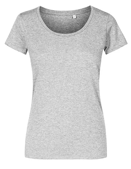 Women´s Deep Scoop T-Shirt - Heather Grey