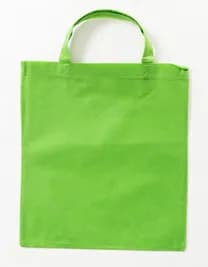 PP Shopper Bag Short Handles - Light Green (ca. Pantone 360U-HKS 66)