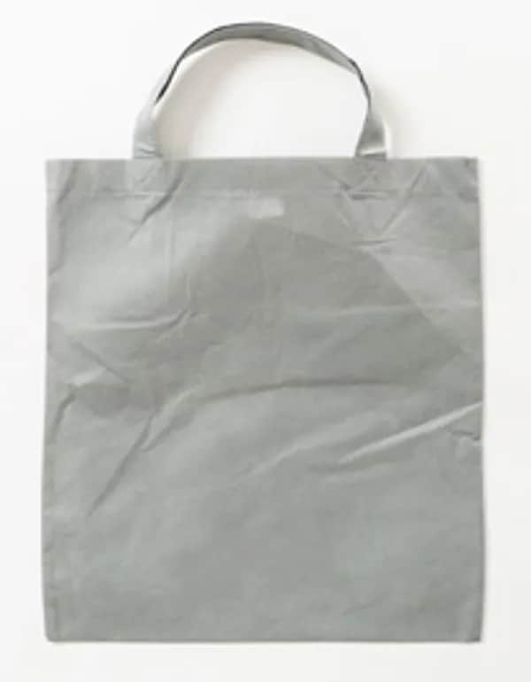 PP Shopper Bag Short Handles - Light Grey (ca. Pantone 421U)