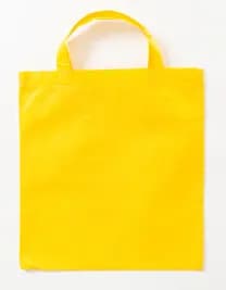 PP Shopper Bag Short Handles - Yellow (ca. Pantone 115U-HKS 04)