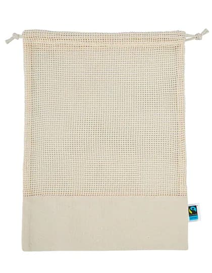 Fairtrade Cotton Mesh Bag - Natural
