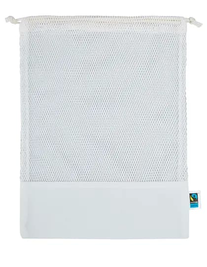 Fairtrade Cotton Mesh Bag - White