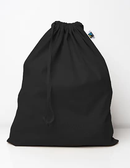 Large Fairtrade Cotton Stuff Bag - Black