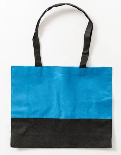 PP Shopper Bag DUO - Light Blue/Black