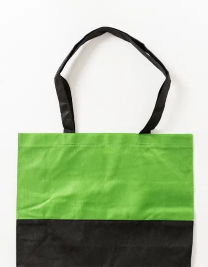 PP Shopper Bag DUO - Light Green/Black