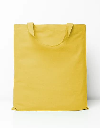 Cotton Bag Short Handles - Yellow (ca. Pantone 123C)