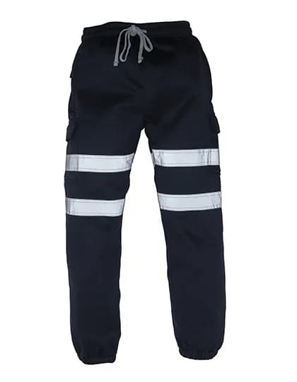 Hi-Vis Jogging Bottoms - Navy