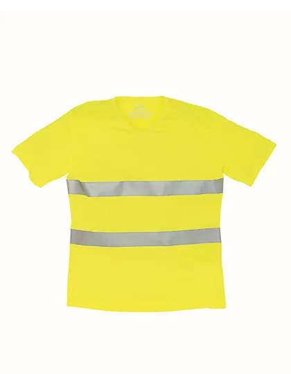 Hi-Vis Top Cool Super Light V-Neck T-Shirt - Hi-Vis Yellow