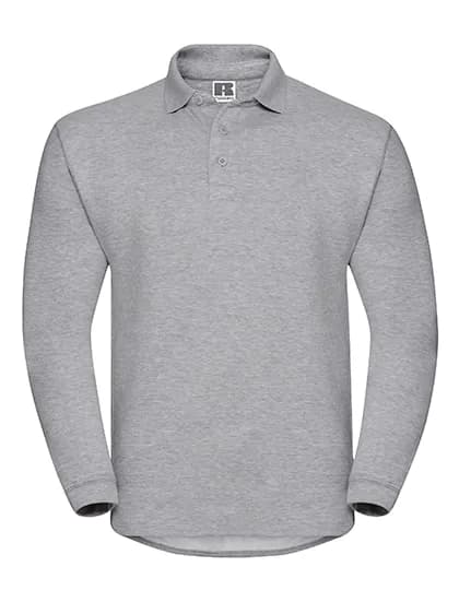 Heavy Duty Workwear Collar Sweatshirt - Light Oxford (Heather)