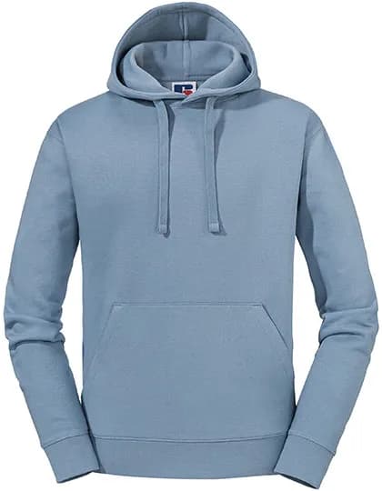 Mens Authentic Hooded Sweat - Mineral Blue