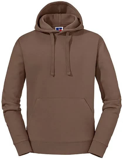 Mens Authentic Hooded Sweat - Mocha