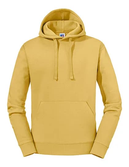 Mens Authentic Hooded Sweat - Mustard Yellow