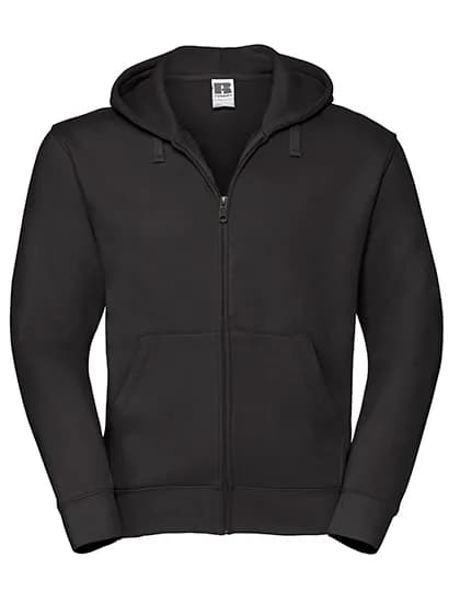 Mens Authentic Zipped Hood Jacket - Black