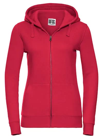 Ladies´ Authentic Zipped Hood Jacket - Classic Red