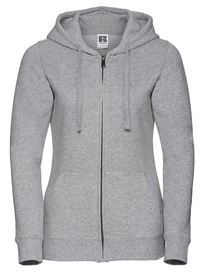 Ladies´ Authentic Zipped Hood Jacket - Light Oxford (Heather)