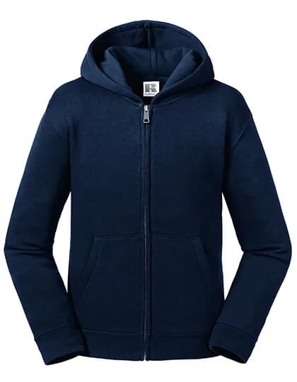 Kids Authentic Zipped Hood Jacket - French Navy
