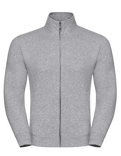 Mens Authentic Sweat Jacket - Light Oxford (Heather)