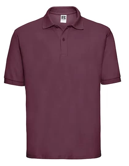 Mens Classic Polycotton Polo - Burgundy