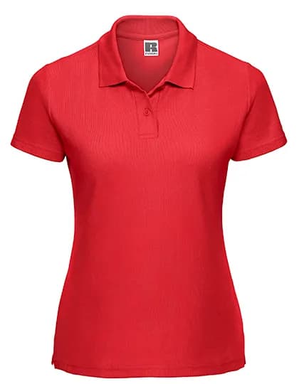 Ladies Classic Polycotton Polo - Bright Red