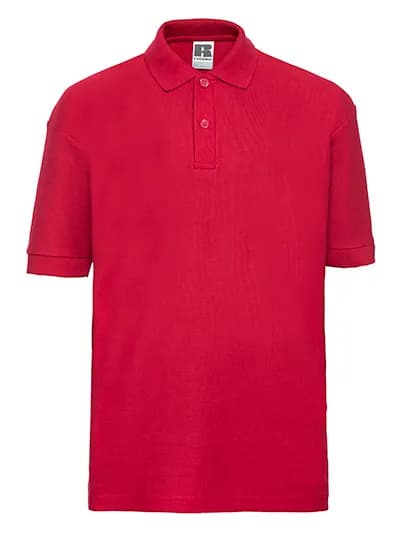 Kids Classic Polycotton Polo - Classic Red