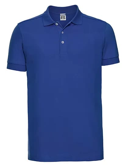 Mens Fitted Stretch Polo - Bright Royal