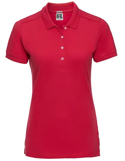 Ladies Fitted Stretch Polo - Classic Red