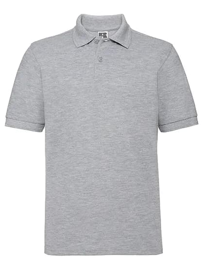 Hardwearing Polycotton Polo - Light Oxford (Heather)