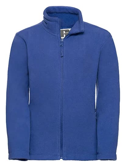 Kids Full Zip Outdoor Fleece - Bright Royal