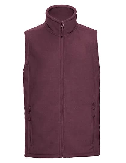 Men´s Outdoor Fleece Gilet - Burgundy