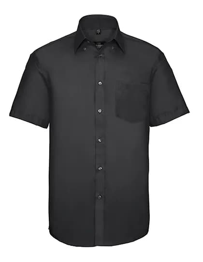 Mens Short Sleeve Classic Ultimate Non-Iron Shirt - Black